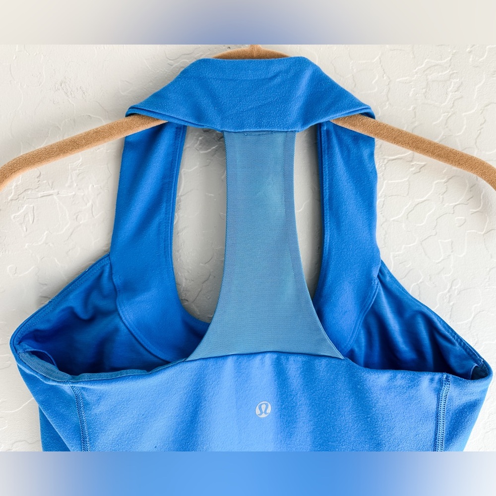 Lululemon Scoop Neck Tank Top Athletic Women’s - Blue - Size Medium - Picture 7 of 10
